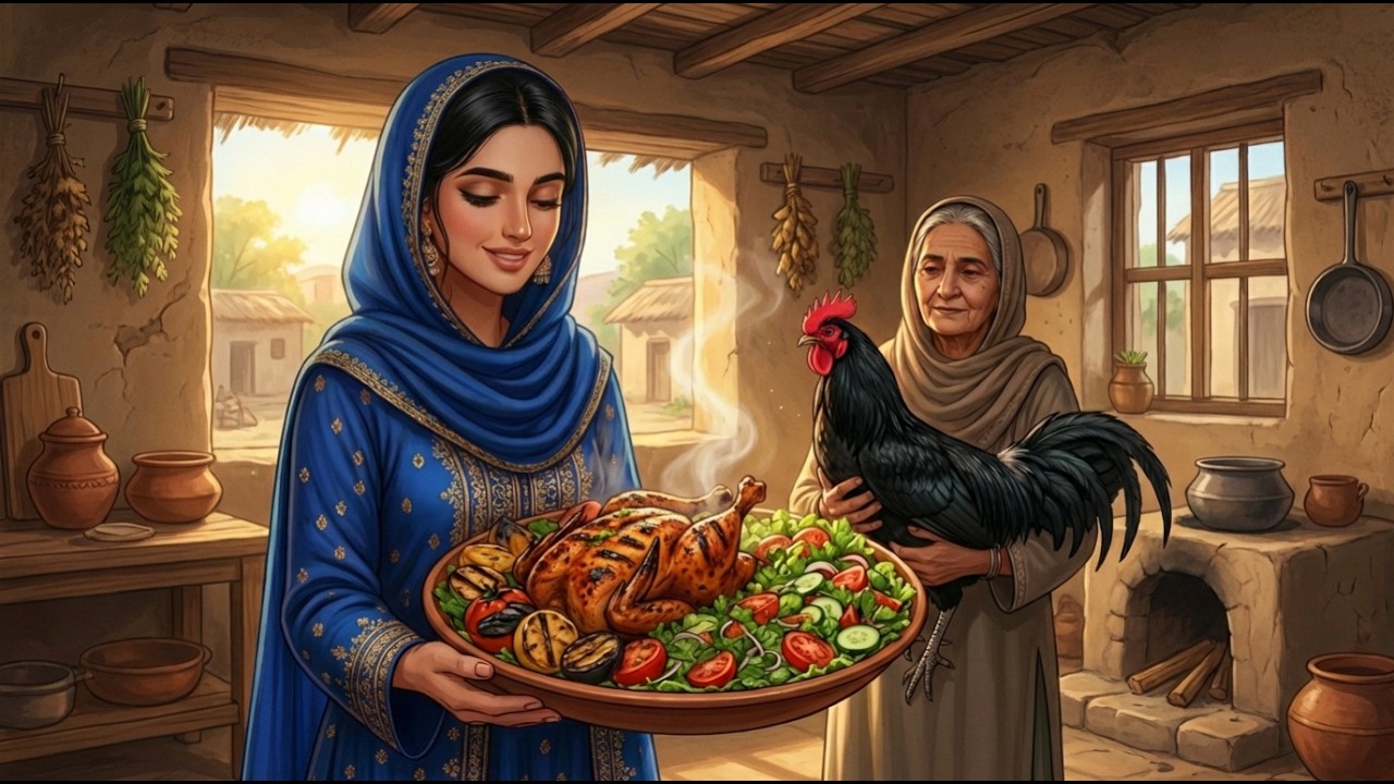 My Strict Mother in Law Asked for Grilled Chicken 😍 | Peaceful Village Life | ASMR VLOG