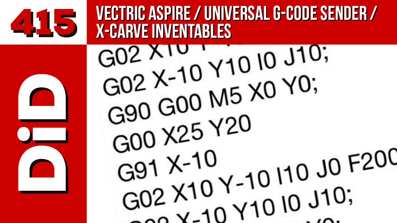 415. Vectric Aspire / Universal G-code Sender / X-Carve Invertables
