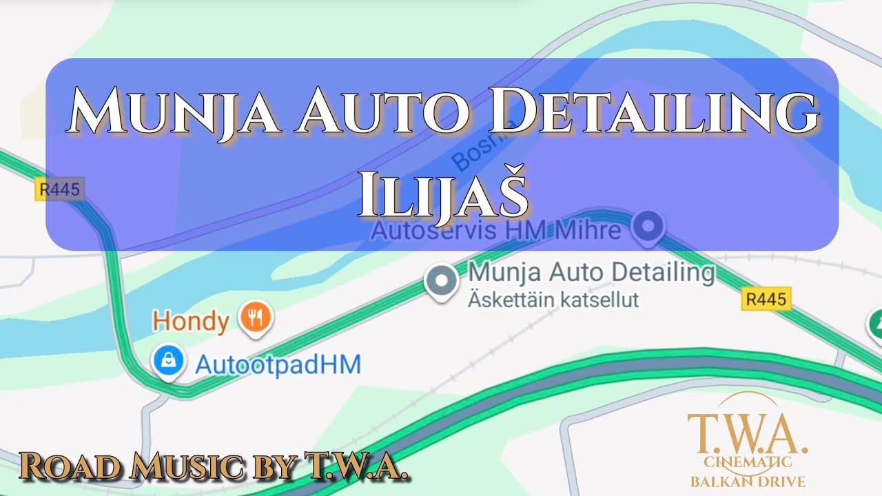 🚗 Sarajevo → Ilijaš | Munja Auto Detailing Drive | 🎶 T.W.A.