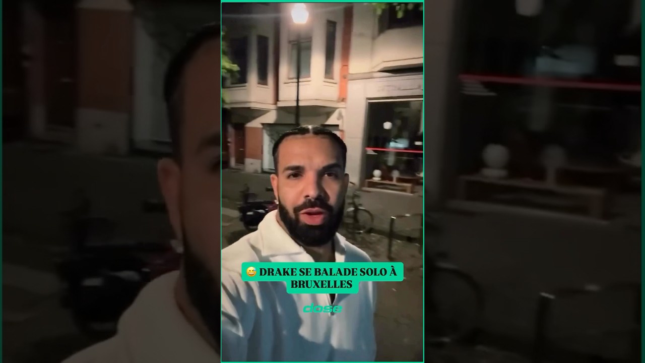 DRAKE : le rappeur se balade solo &agrave; Bruxelles !