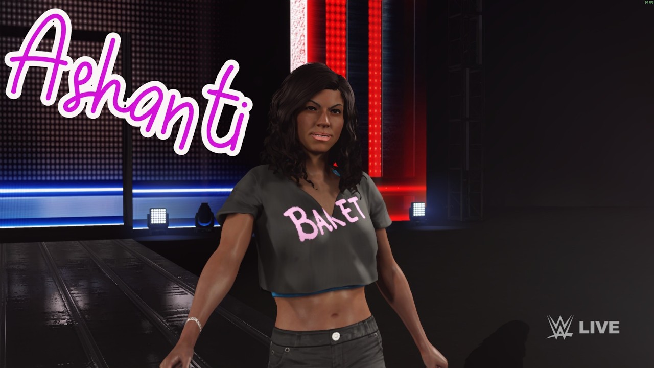 How to make Ashanti in WWE 2K25