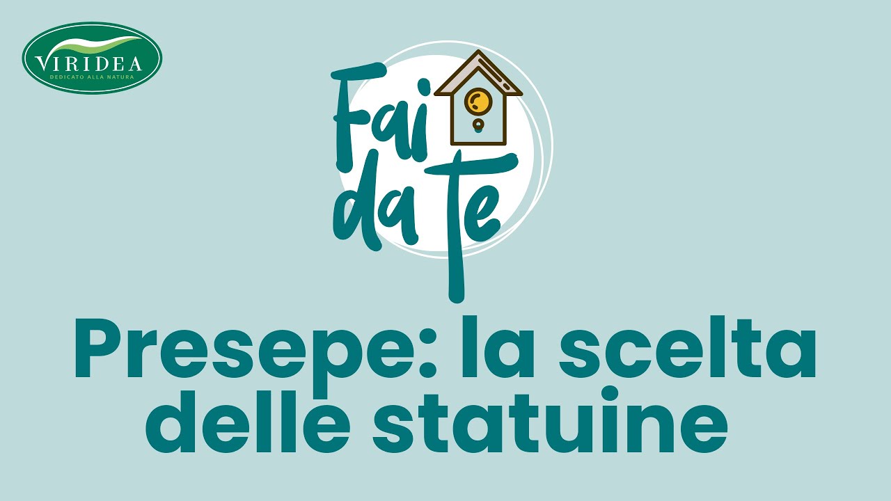 PRESEPE: LA SCELTA DELLE STATUINE