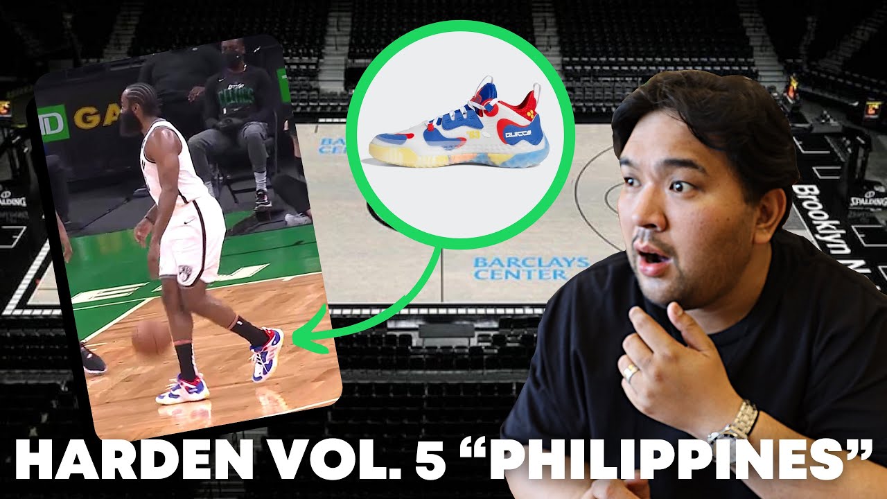 Reacting to the Adidas Harden Vol 5 'Philippines' Sneaker by Quiccs!