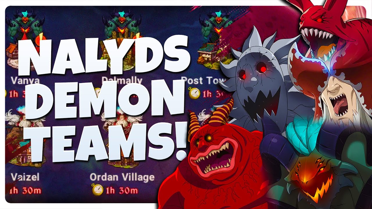 What Teams I Use for Demons in 2024! Red, Grey, Howlex, Bellmoth, OG Demon | 7DS Grand Cross