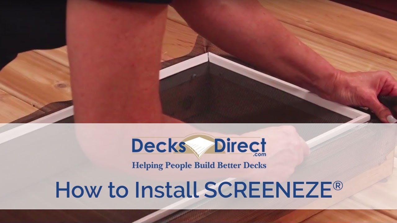 Make Your Porch Bug-Free in Minutes | SCREENEZE Install