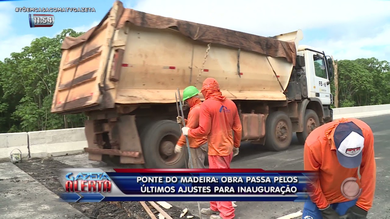 Ponte sobre o rio Madeira está pronta para ser inaugurada