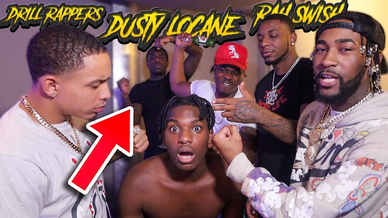 I PLAYED THE OPPS MUSIC IN FRONT OF DRILL RAPPERS FT DUSTY LOCANE AND THIS HAPPENED…*DD OSAMA*