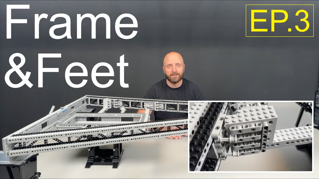 Speedbuliding Star Destroyer MOC Frame & Feet - Ep.3