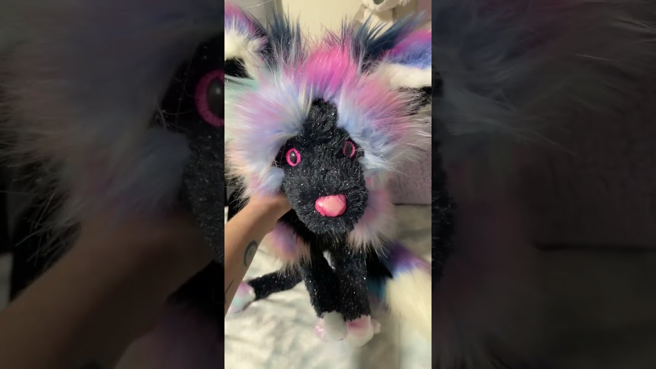 ✵ Unboxing ✵ -- Handmade OOAK Pastel Rainbow Cotton Candy Fox Plush 🦊