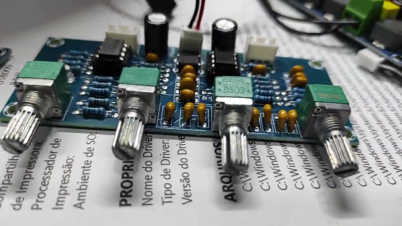 Placa Equalizador XH- A901 Modelo Novo .