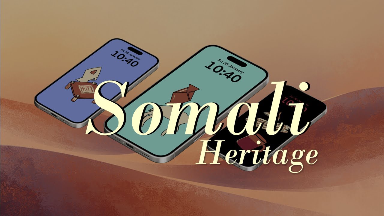 Somali Heritage digital phone wallpapers : Designs inspired by Somali life