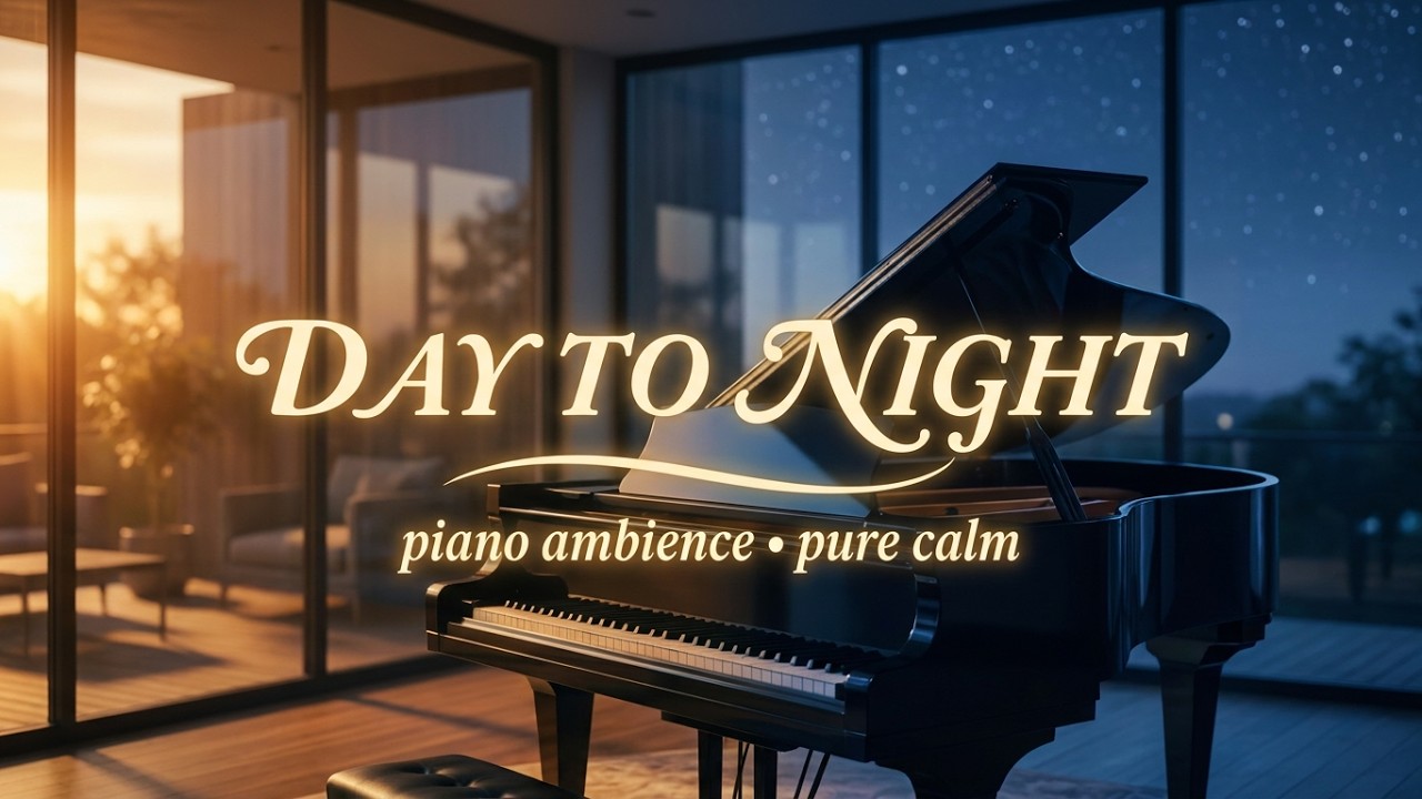 Day to Night Piano | Relaxing Ambient Music for Nap & Sleep