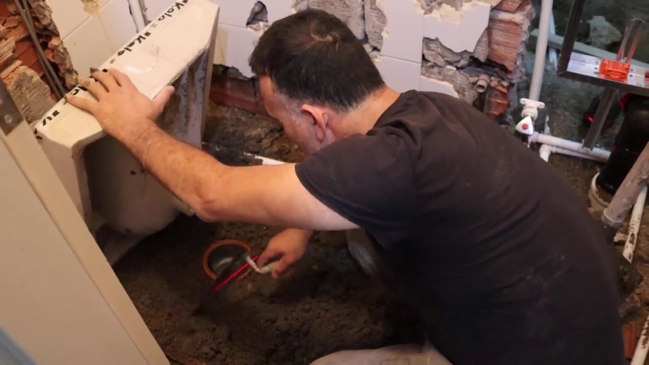 ALATURKA TUVALET TAŞI MONTAJI - KLOZET TAŞI MONTAJI - WC TAŞI NASIL SABİTLENİR