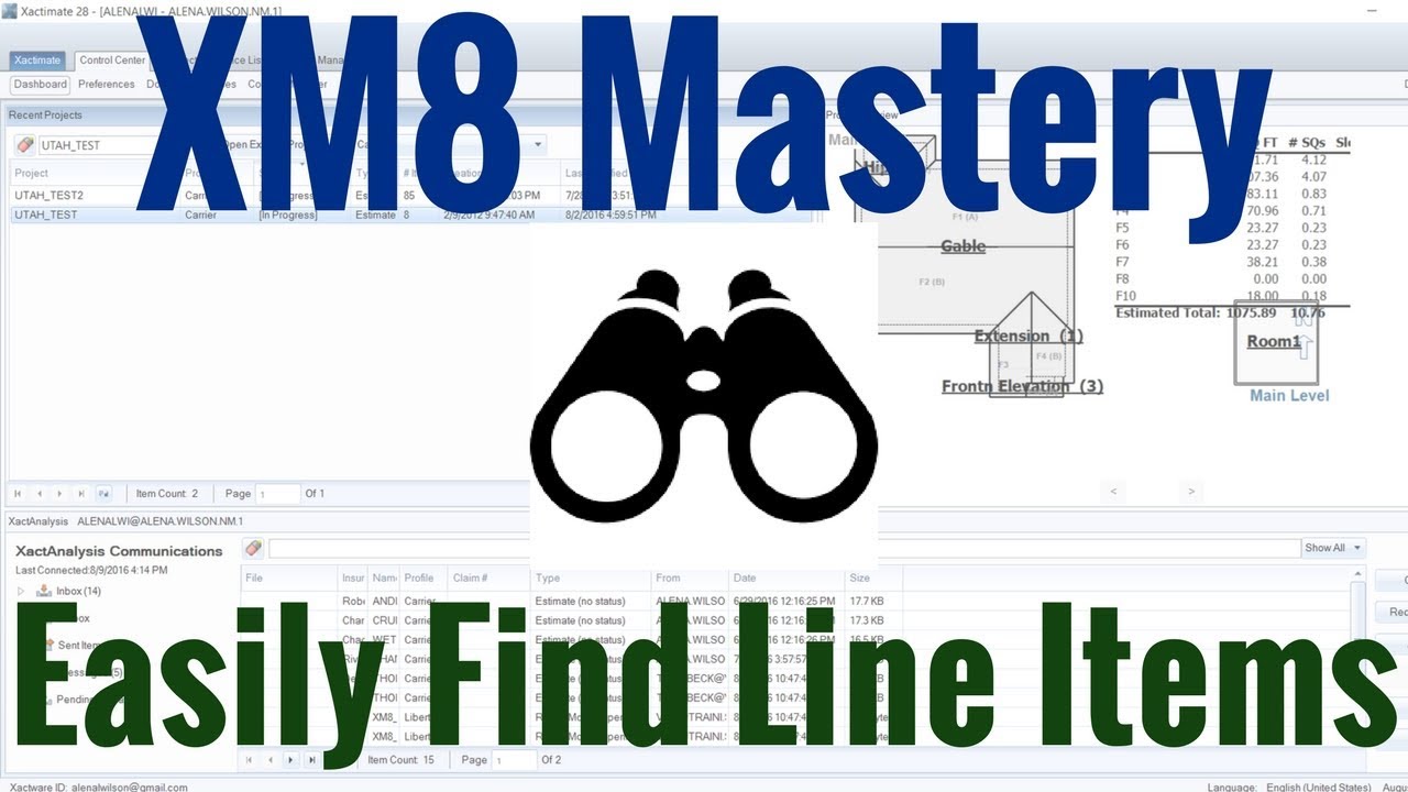 Find Line Items Quickly