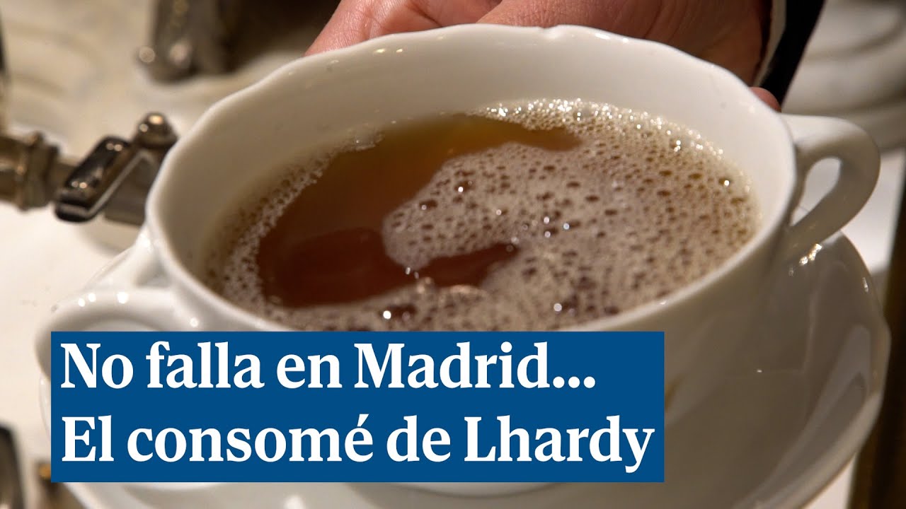 El consomé de Lhardy, una receta que viaja desde la Francia de 1839 hasta nuestros días