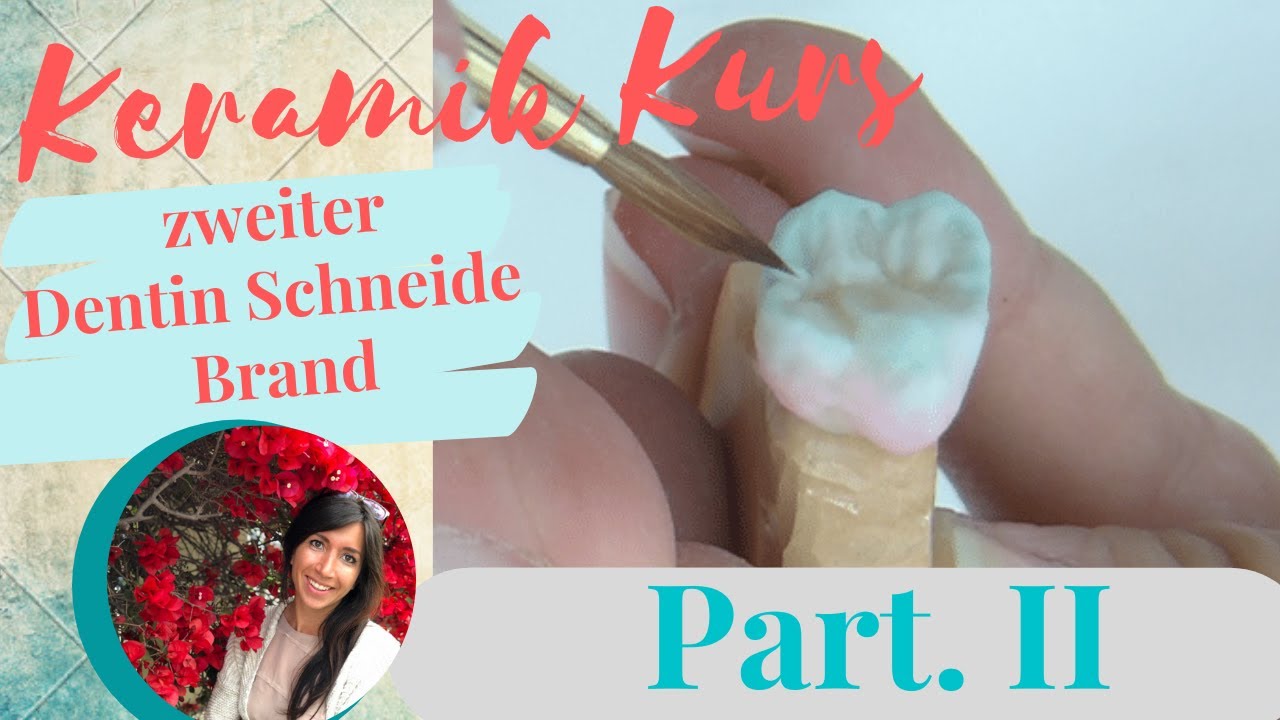 Dental Keramik Schichtung  - zweiter Dentin Schneide Brand mit HeraCeram [Tutorial - Deutsch]