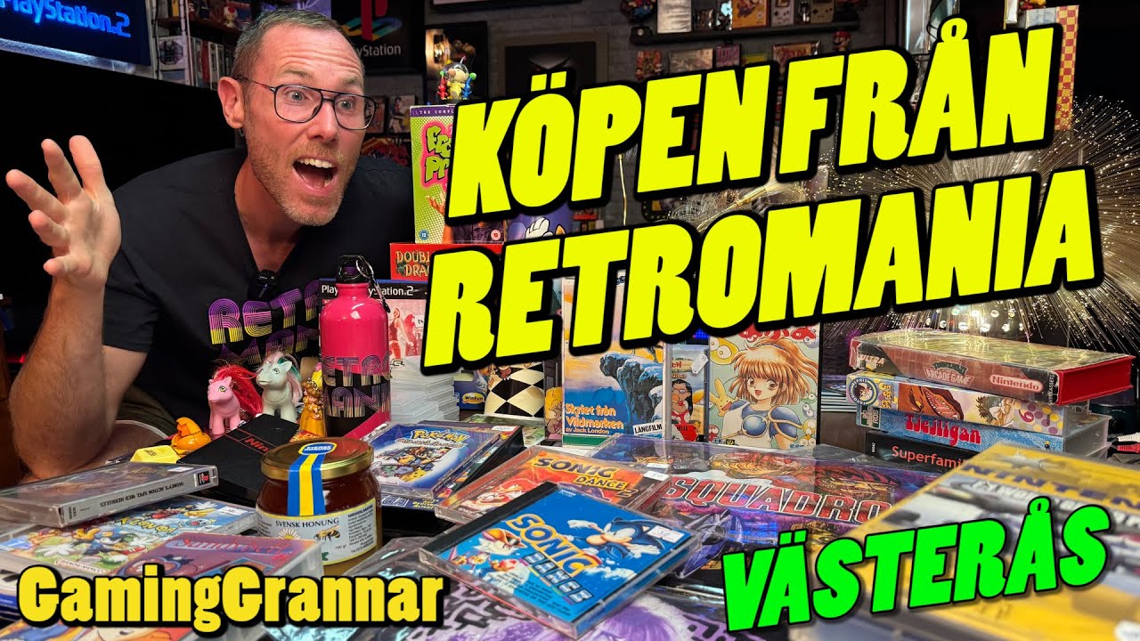 Köpen från RetroMania Västerås 2025! - Det blev en del!