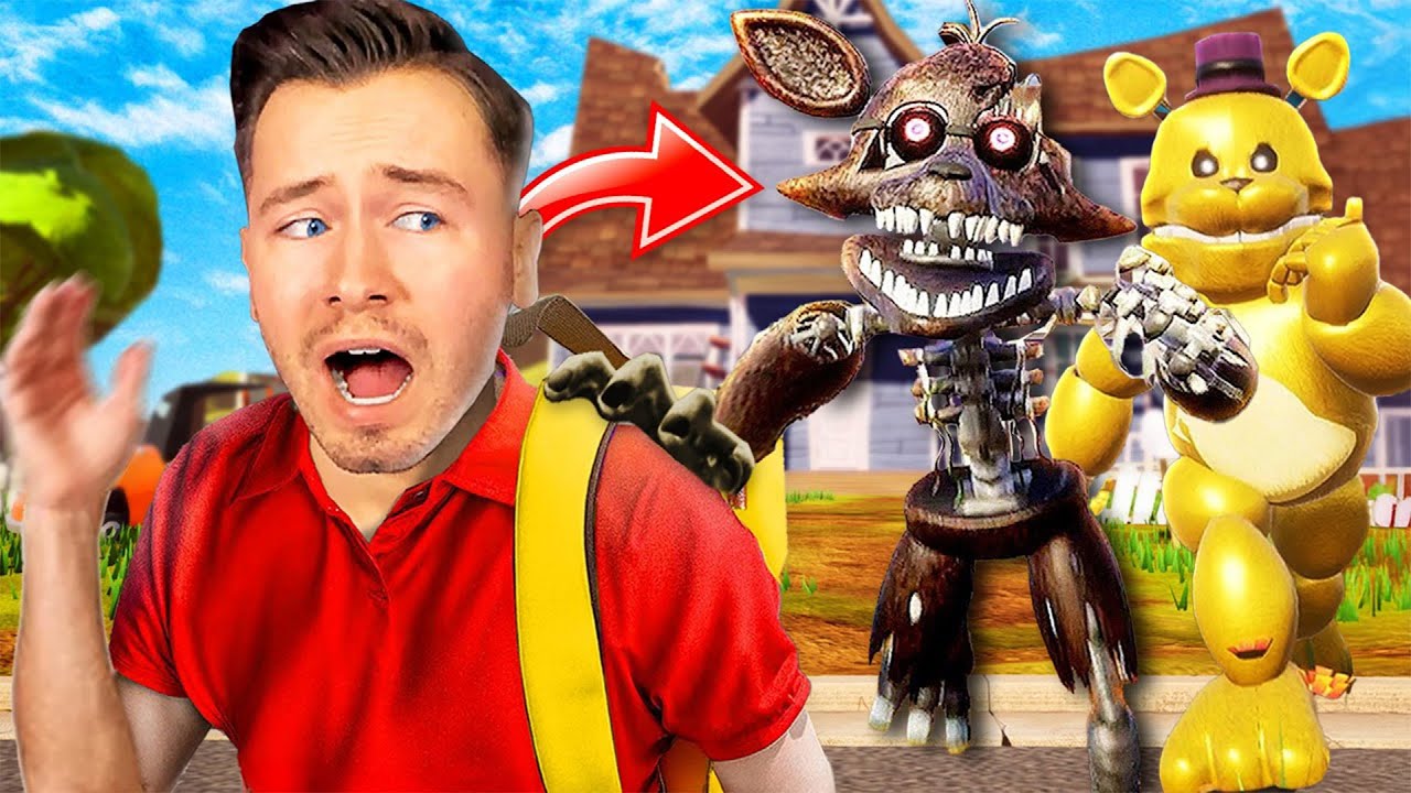 FREDBEAR und FOXY verfolgen mich in HELLO NEIGHBOR... (HILFE)