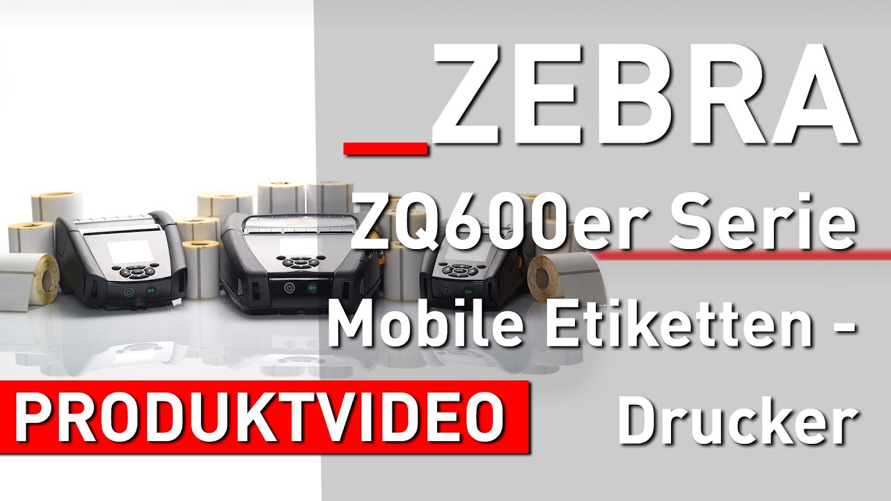 Zebra ZQ600-Serie | Mobile Thermodirekt-Etikettendrucker | Mediaform Shop [Produktvideo]