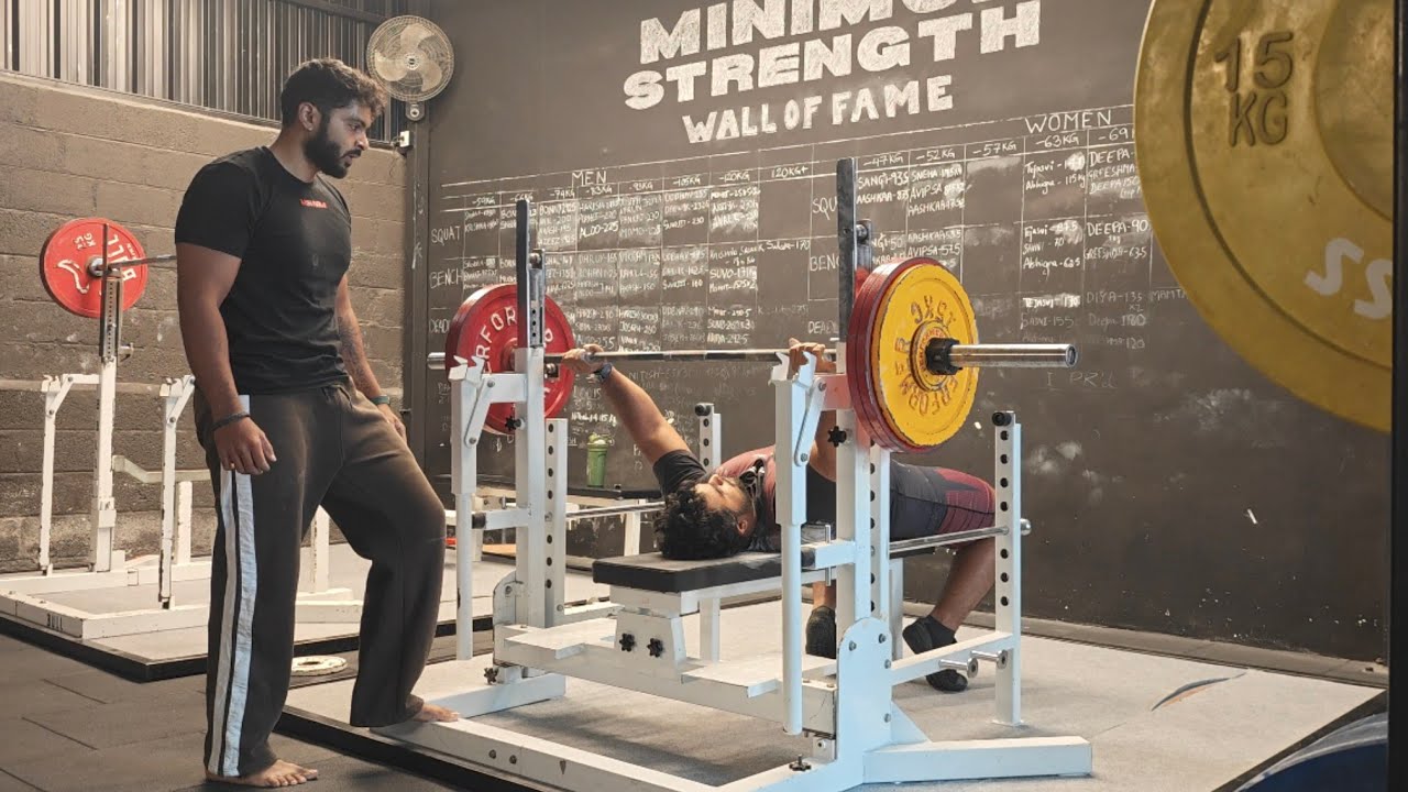Some Bench and Squats in Bangalore | 2 weeks out Districts 