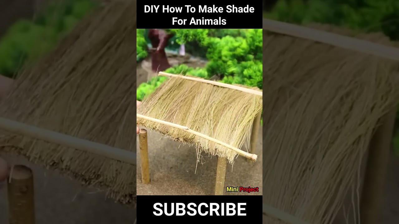 DIY How to make cow shed | house of animals | horse house #miniproject