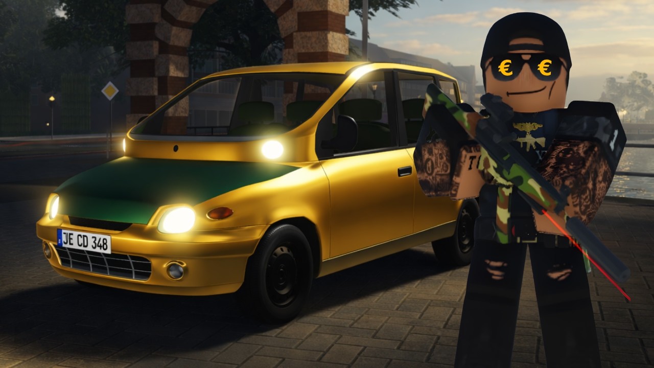 RAUBEN im TROLL AUTO - FIAT MULTIPLA in NOTRUF EMDEN - ROBLOX