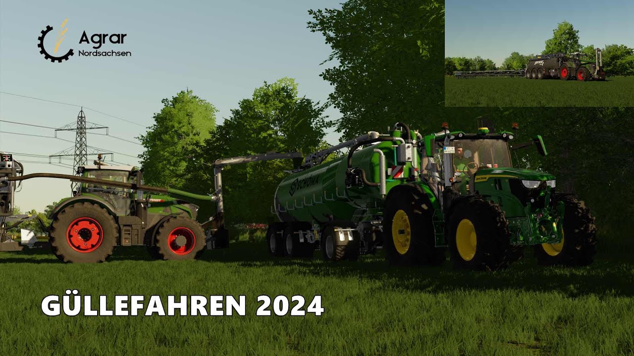 Gülle fahren im Münsterland ft. Agrar Nordsachsen [Landersum]