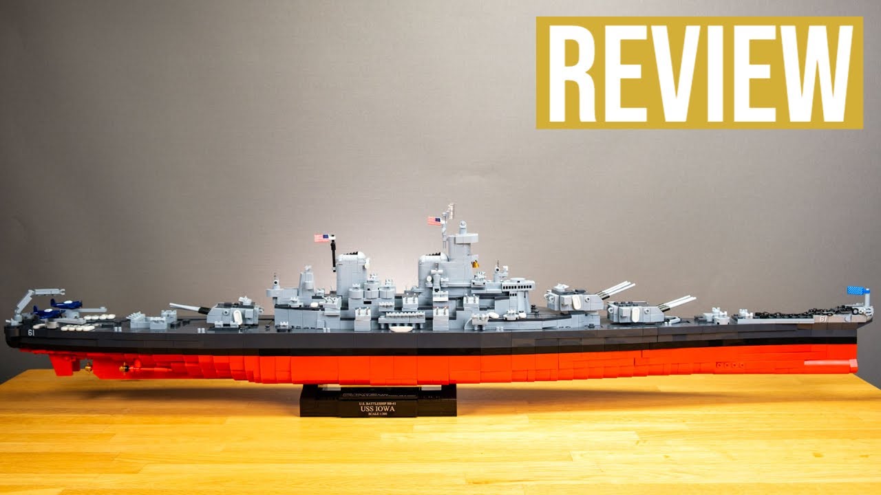 Cobi Iowa Battleship - Executive Edition und Battleship Missouri REVIEW | Sets 4836 4837