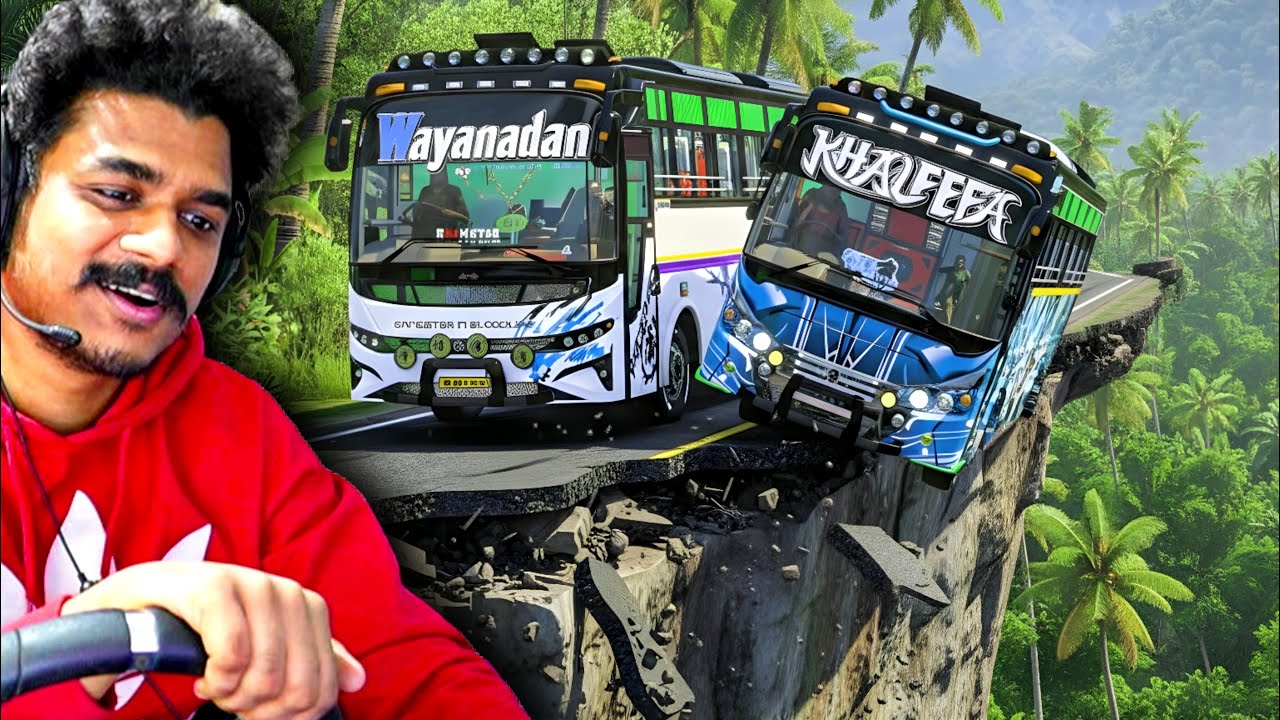 WAYANADAN BUS VS KHALEEFA BUS RACE GONE WRONG ​🔥❌️@RANDOM_GTV​