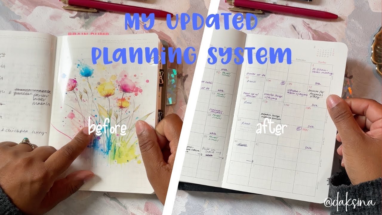Updated Planner System: How my planning has changed