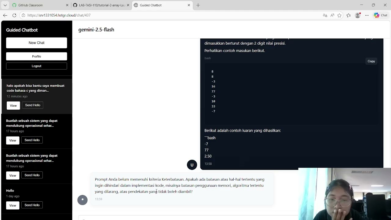 Video Pengerjaan Pempros Tutorial | 12S25014 | Laura kasih mutiara