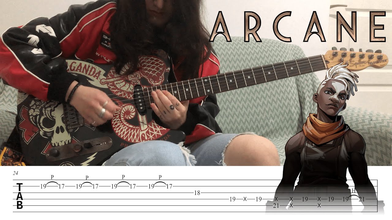 Come Play - Arcane - Guitar Cover with Tabs - (League of Legends)