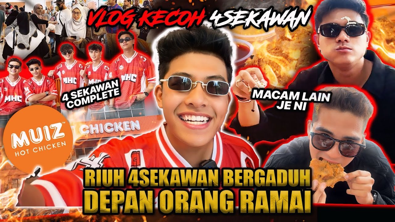 VLOG DARE 4SEKAWAN BUAT MALU DEPAN ORANG RAMAI!!! KAMI GEGAR SATU JOHOR TERPALING KECOH?!