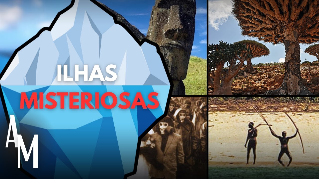 ICEBERG DE ILHAS MISTERIOSAS E BIZARRAS