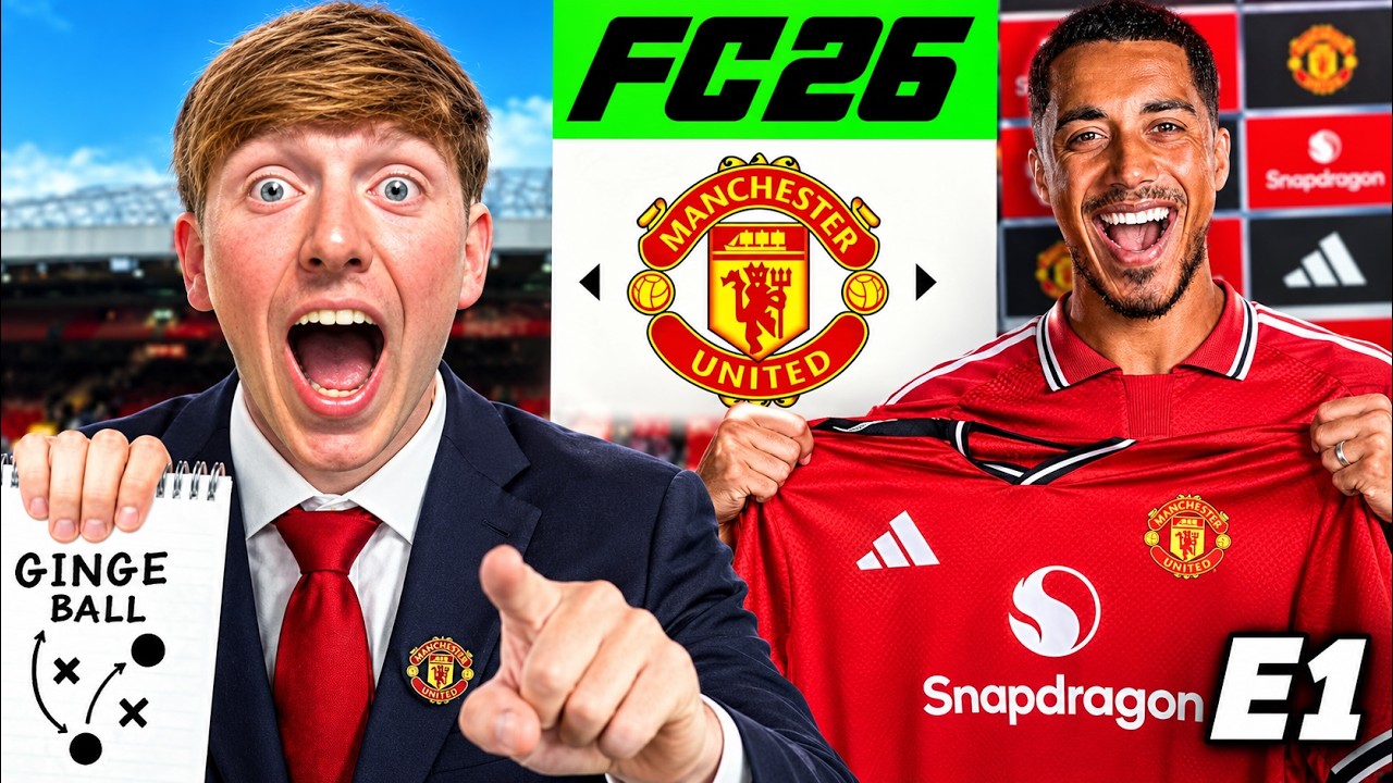 Angryginge REBUILDS Man Utd | FC26 Career Mode | Ep1