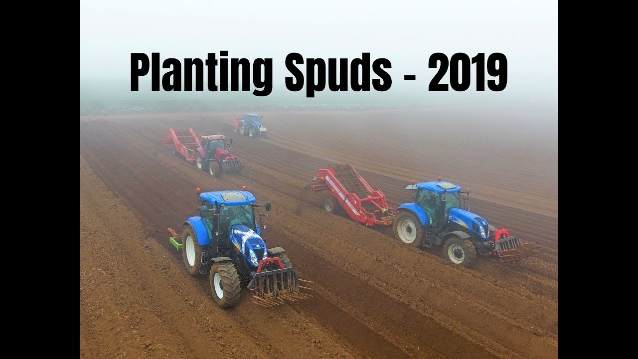 Wilson Bros Contracts - Planting Potatoes in Thick Fog 2019