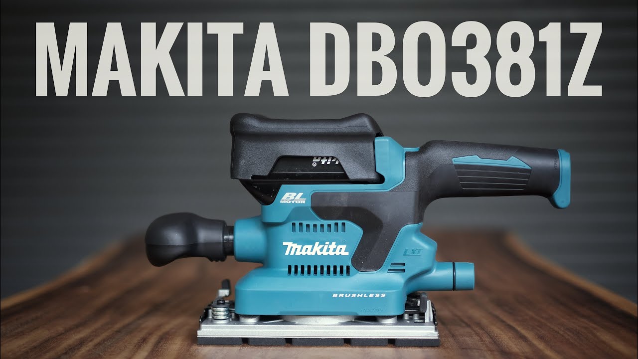 ลองใช้เครื่องขัดกระดาษทราย Makita DBO381z