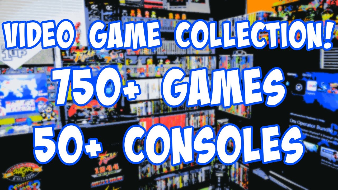 Shelf Tours Episode 1 - My Entire Video Game Collection 750+ Games, 50+ Consoles & More!