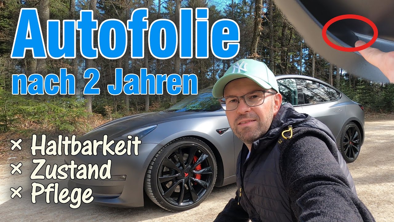 Autofolie reinigen und pflegen | Autofolierung Zustand nach 2 Jahren | Fahrzeugfolie Haltbarkeit