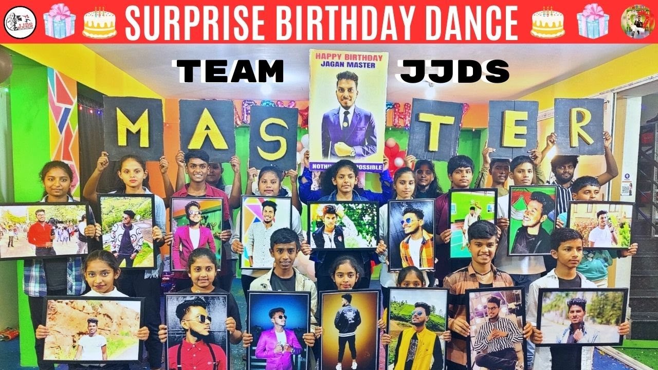 Surprise Birthday Dance Performance || By Team JJDS || Dedicated To Jagan Master || Part-1 #jjds