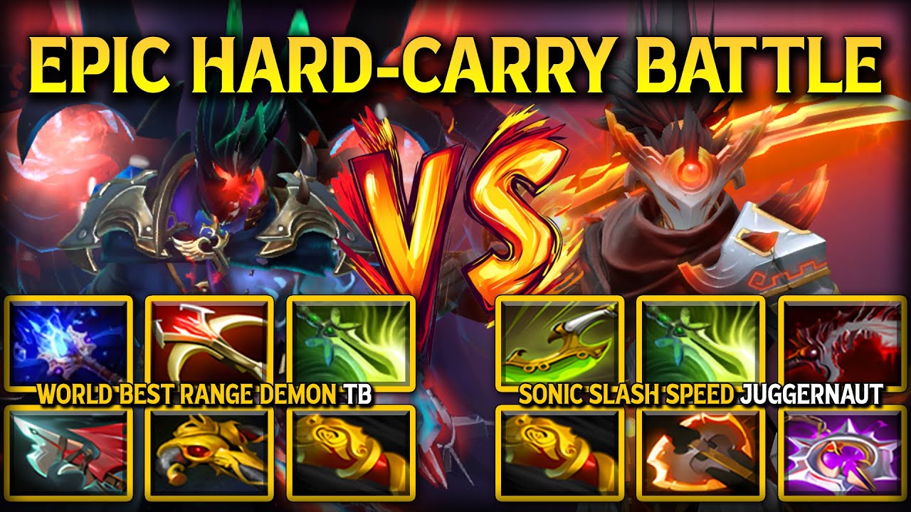ЭПИЧЕСКАЯ ЖЁСТКАЯ БИТВА | Лучший в мире дальнобойный демон Terrorblade против Sonic Slash Speed ​...