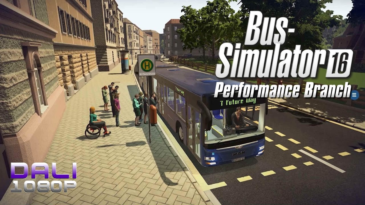 Bus Simulator 16 Performance Branch PC Gameplay 1080p 60fps