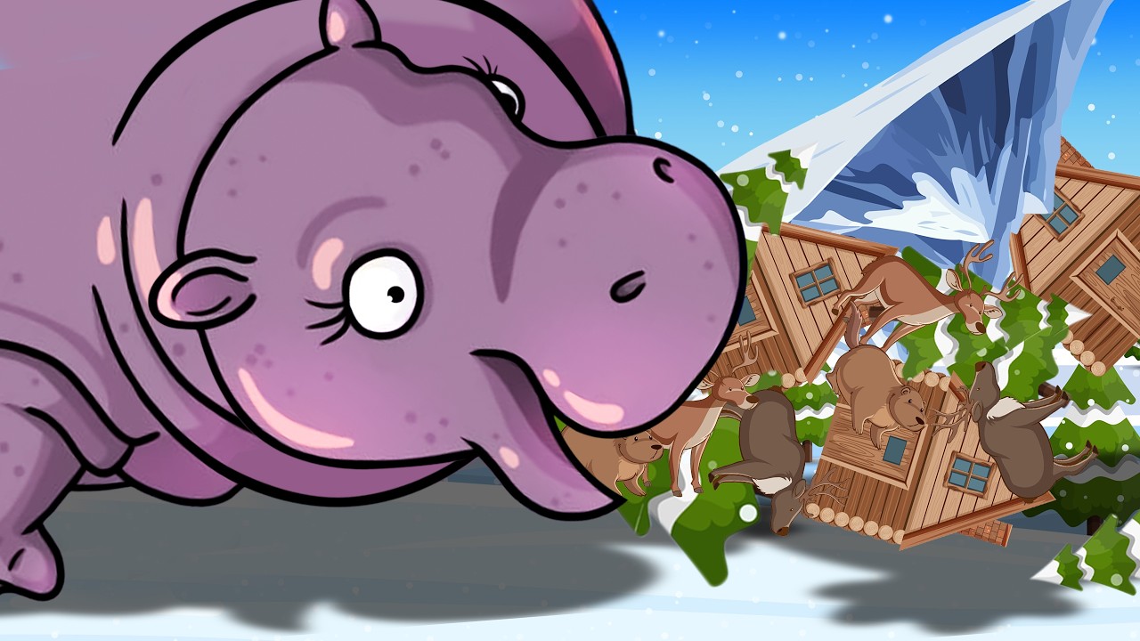 GIANT HIPPO Eats Everything Until There's Nothing Left