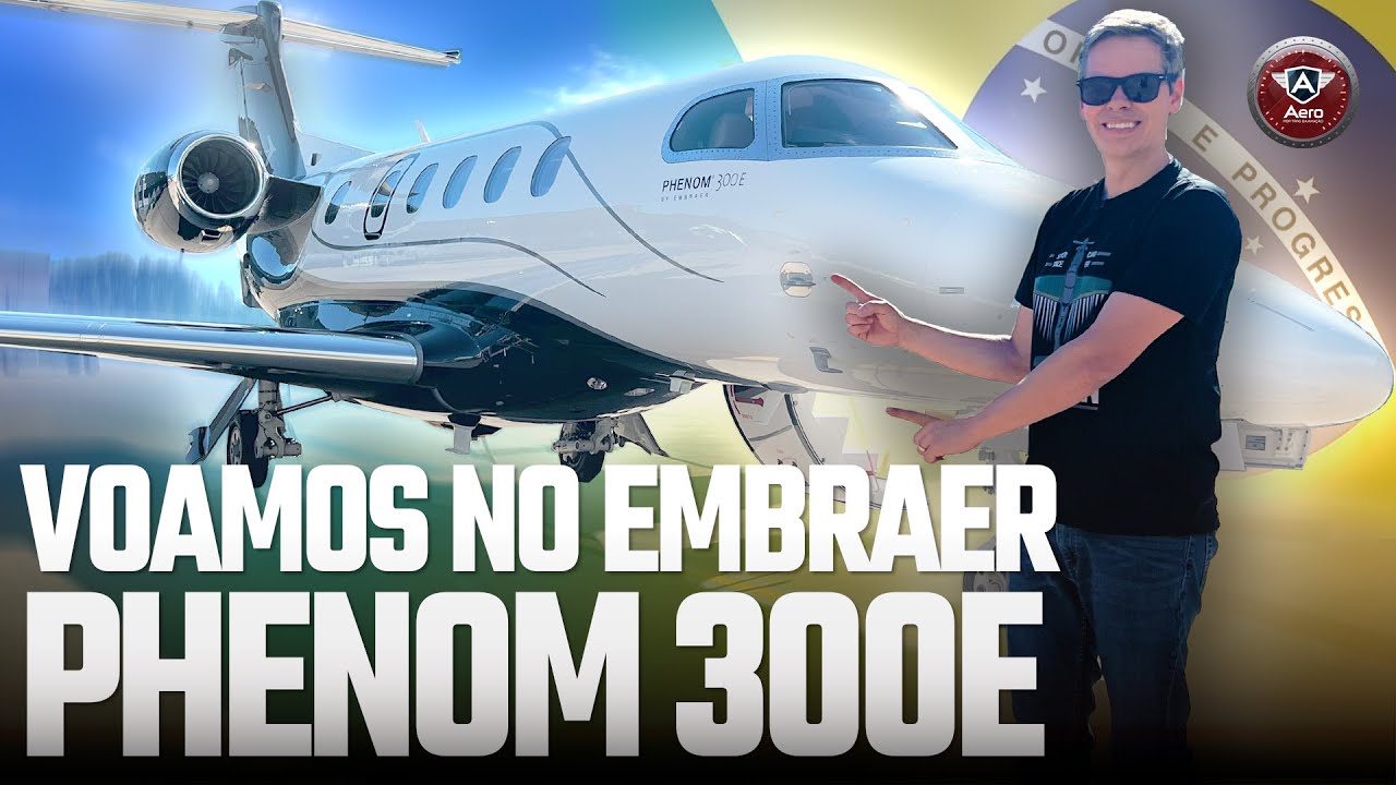 O JATINHO MAIS POPULAR do MUNDO é BRASILEIRO - Embraer Phenom 300