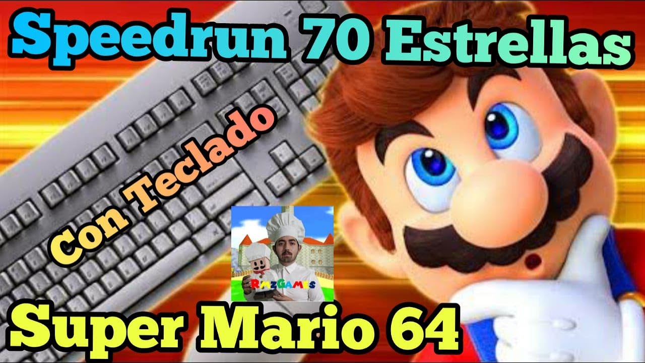 SPEEDRUN 70 ESTRELLAS SUPER MARIO 64 | RmzGames