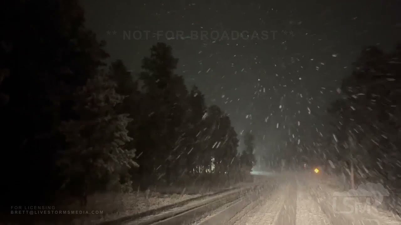10-26-2021 Heavy Snow along the Palmer Divide near Monument, CO