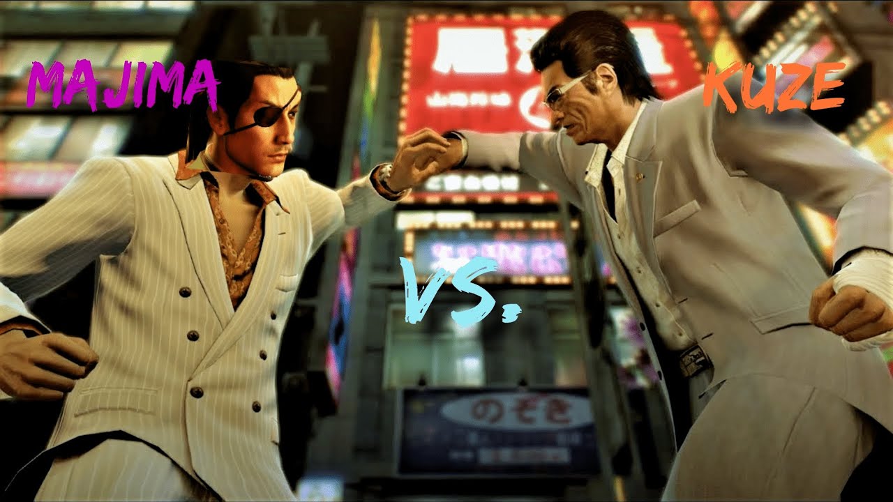 Majima vs. Kuze (Ultimate Battle 4) (NO DAMAGE X5)
