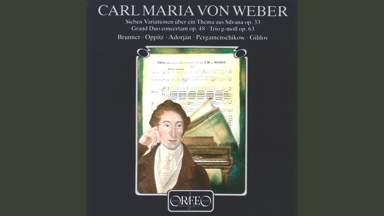 Variations on a theme from Silvana, Op. 33, J. 128
