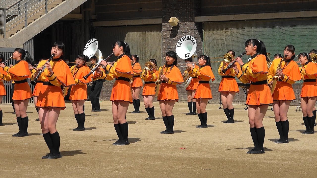 京都橘高校吹奏楽部　2019京都さくらパレード 交歓コンサート　Kyoto Tachibana SHS Band