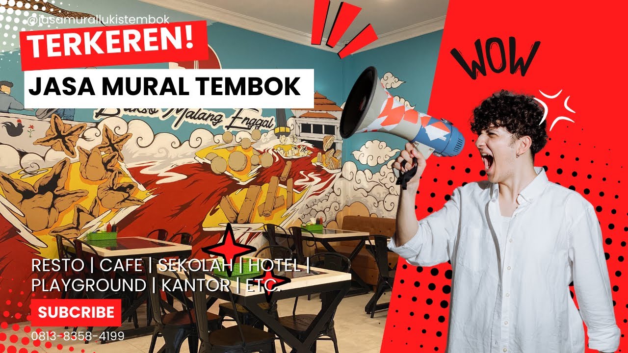 Jasa Mural Tembok Cafe Tangerang 081383584199